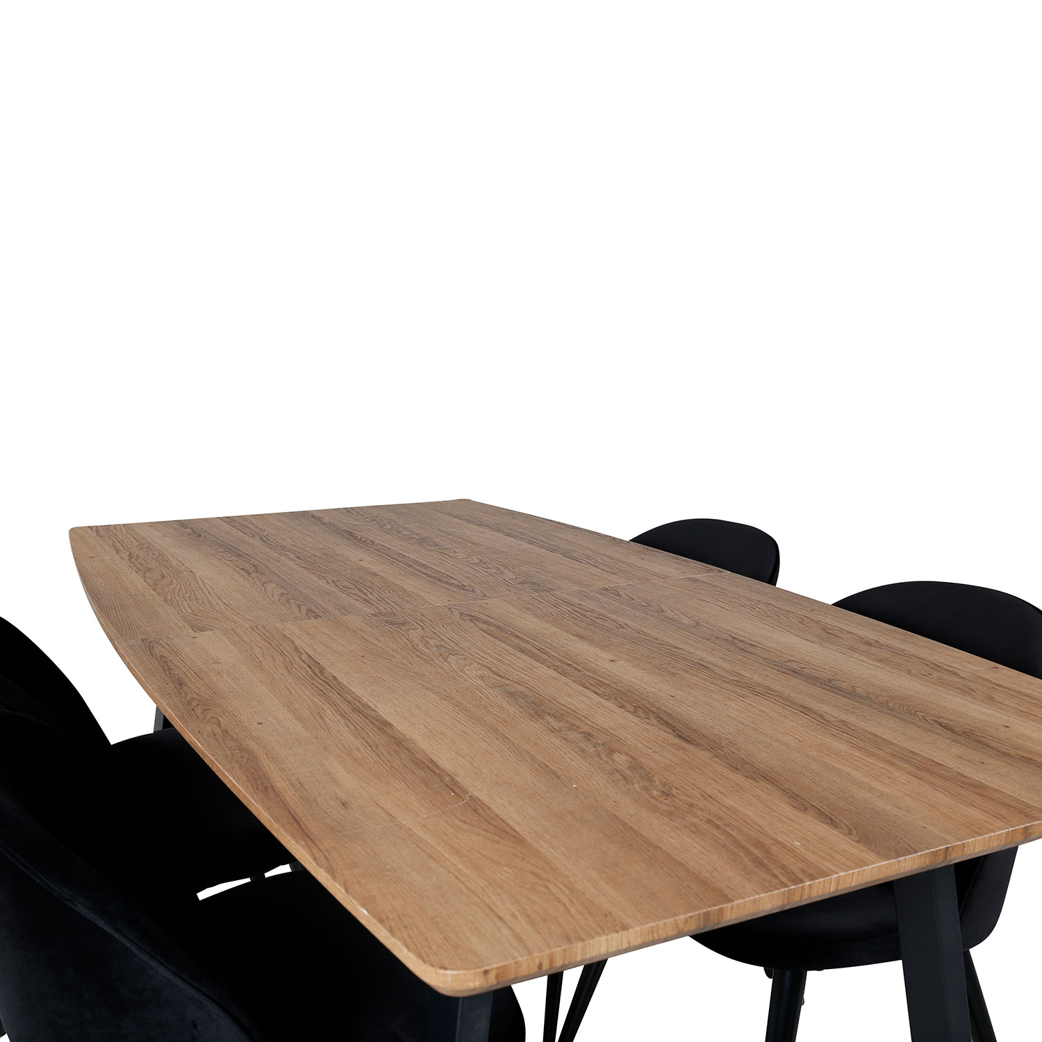 Spisegruppe Venture Home Inca med 4 Velvet Stoler