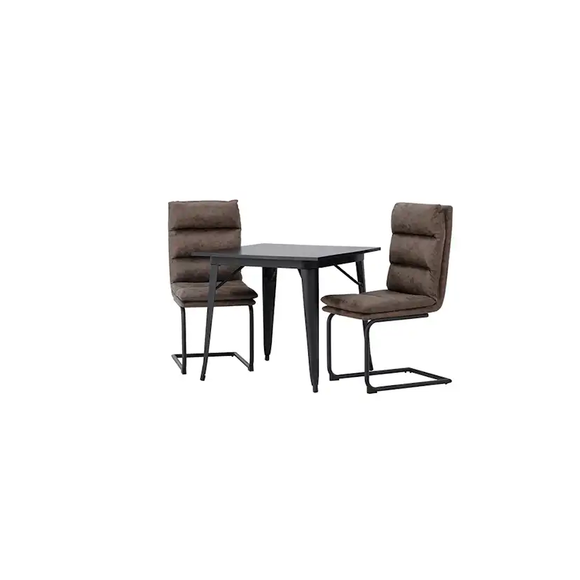 Spisegruppe Venture Home Tempe med 2 stk Zizo Stoler