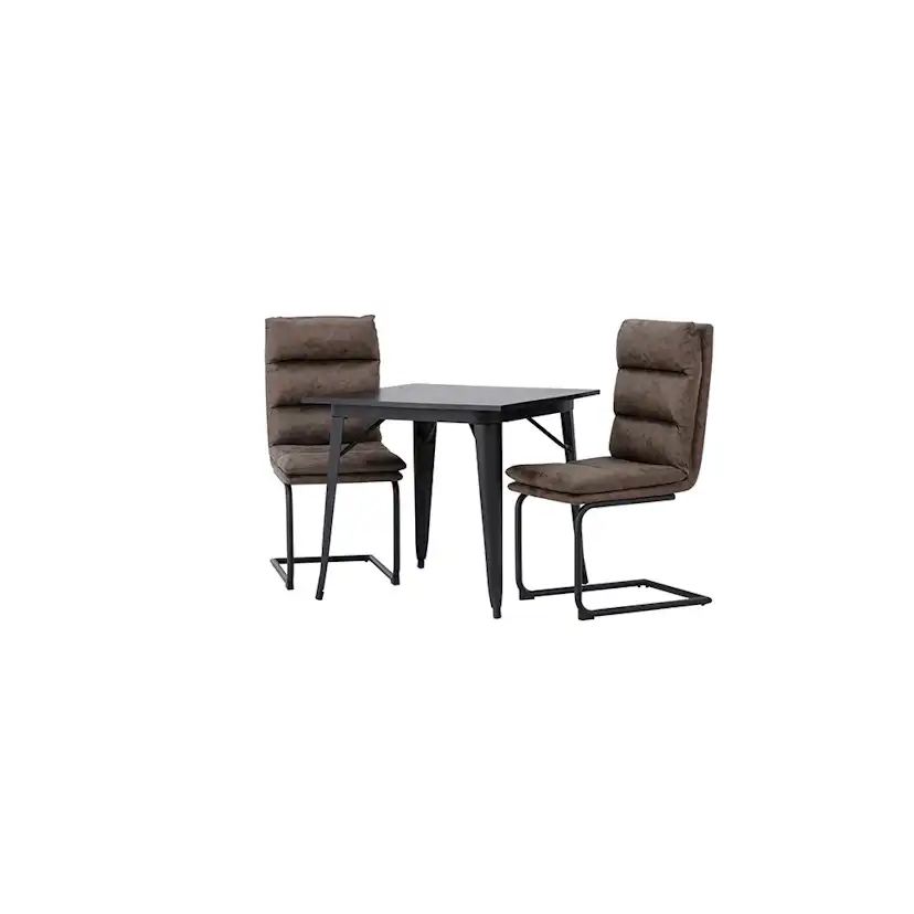 Spisegruppe Venture Home Tempe med 2 stk Zizo Stoler