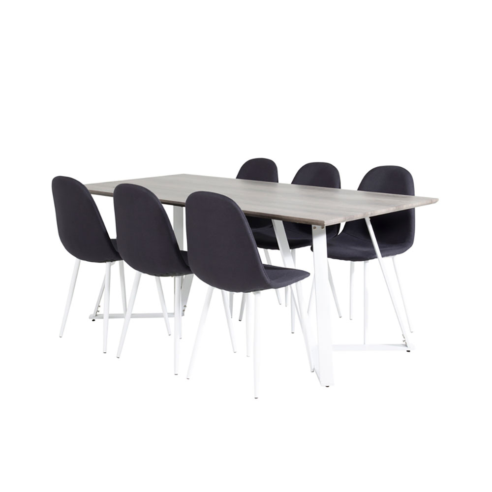 Spisegruppe Venture Home Marina med 6 Polar Stoler