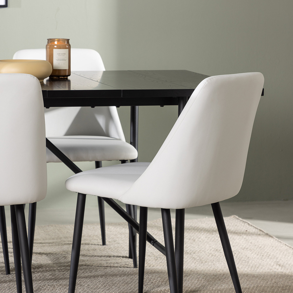 Spisegruppe Venture Home Astrid med 6 Night Stoler