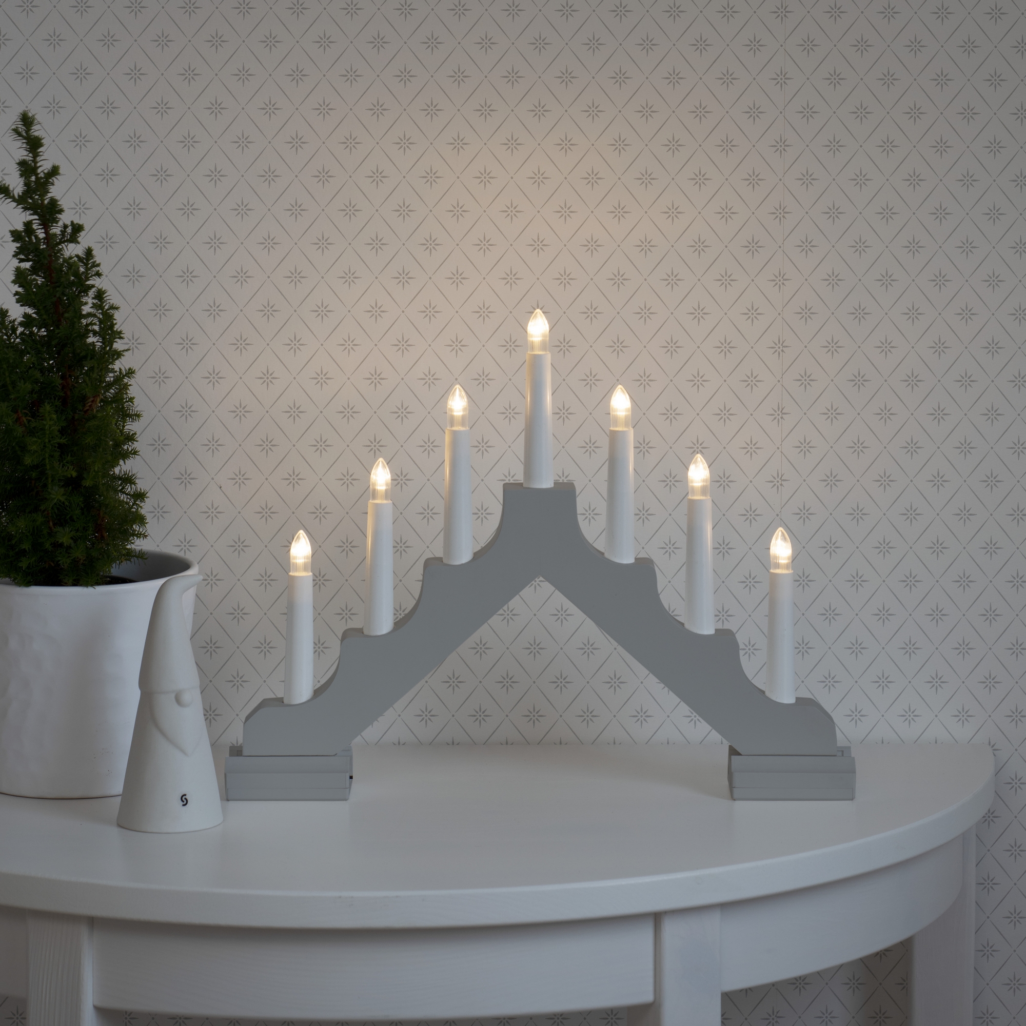 Adventstake Gnosjö Konstsmide 7 L Tre B/O