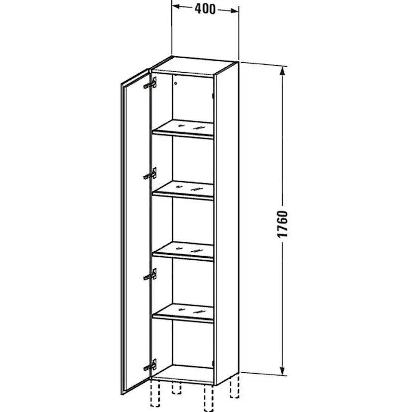 Høyskap Duravit L-Cube