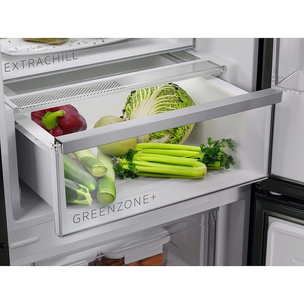 Frittstående Kjøl & Frys AEG ORC8M321CL Sort med TwinTech No Frost