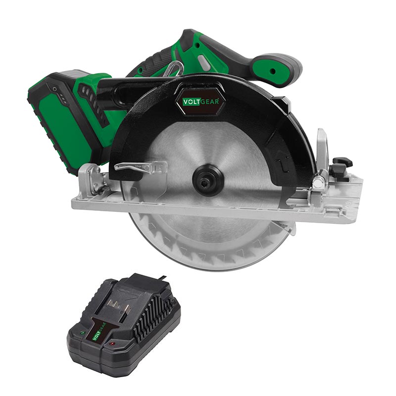 Sirkelsag Voltgear 20V Børsteløs Med Batteri 4Ah og Lader