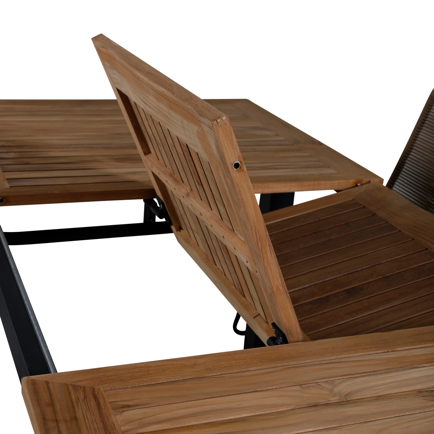 Spisegruppe Venture Home Perla 152 med 6 Leon Stablebare Spisestoler