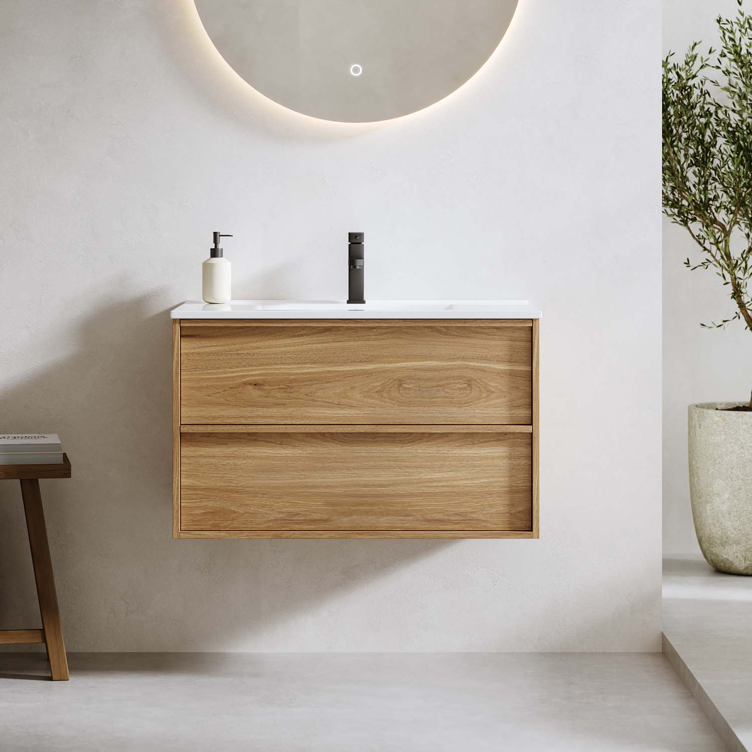 Tvättställsskåp Bathlife Charm med Tvättställ | badrum - badrumsmobler - tvattstallsskap-och-kommod | KakelKungen