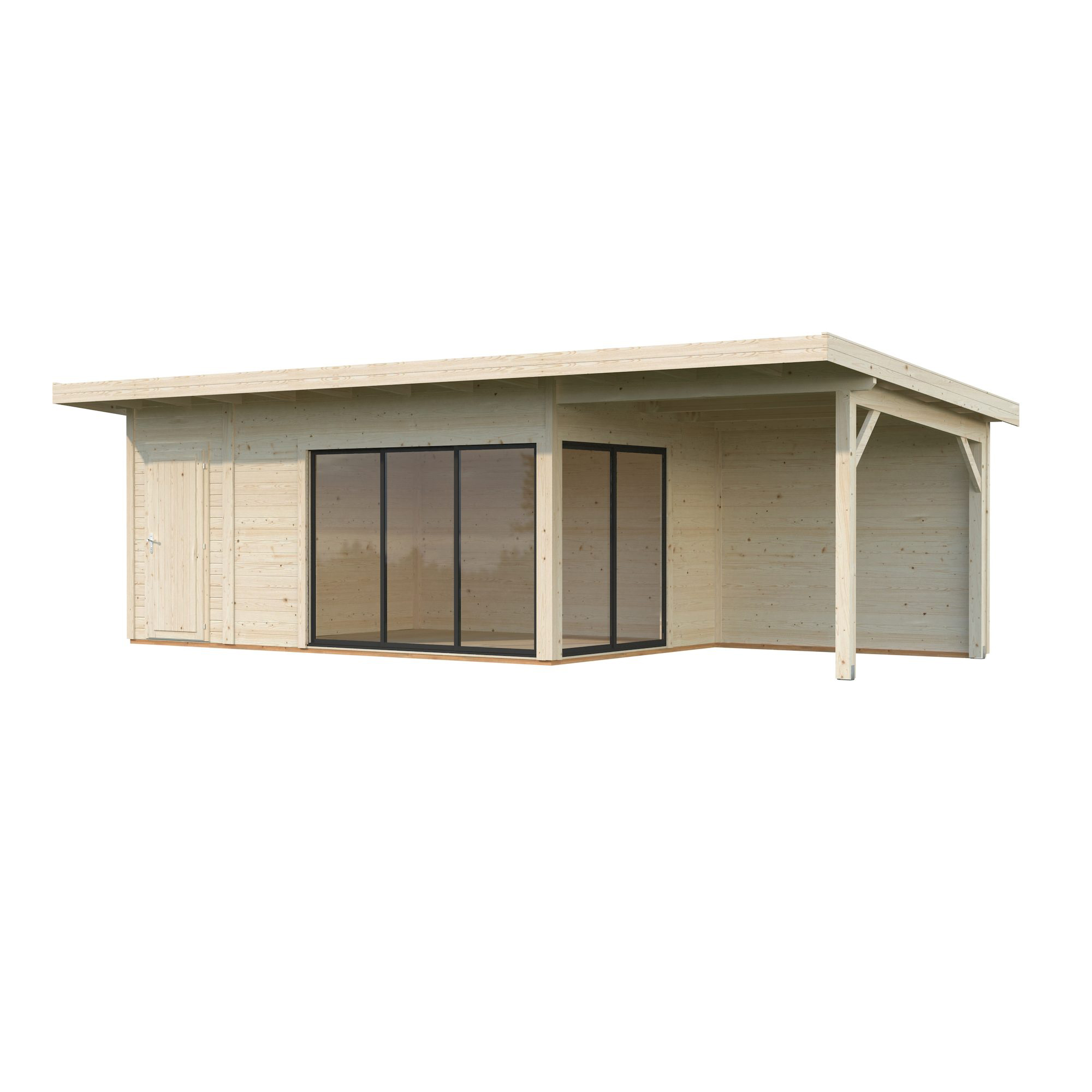 Hagestue Palmako Andrea 24,2 m² Slide Plus (inv. 15,2+7,9 m²)