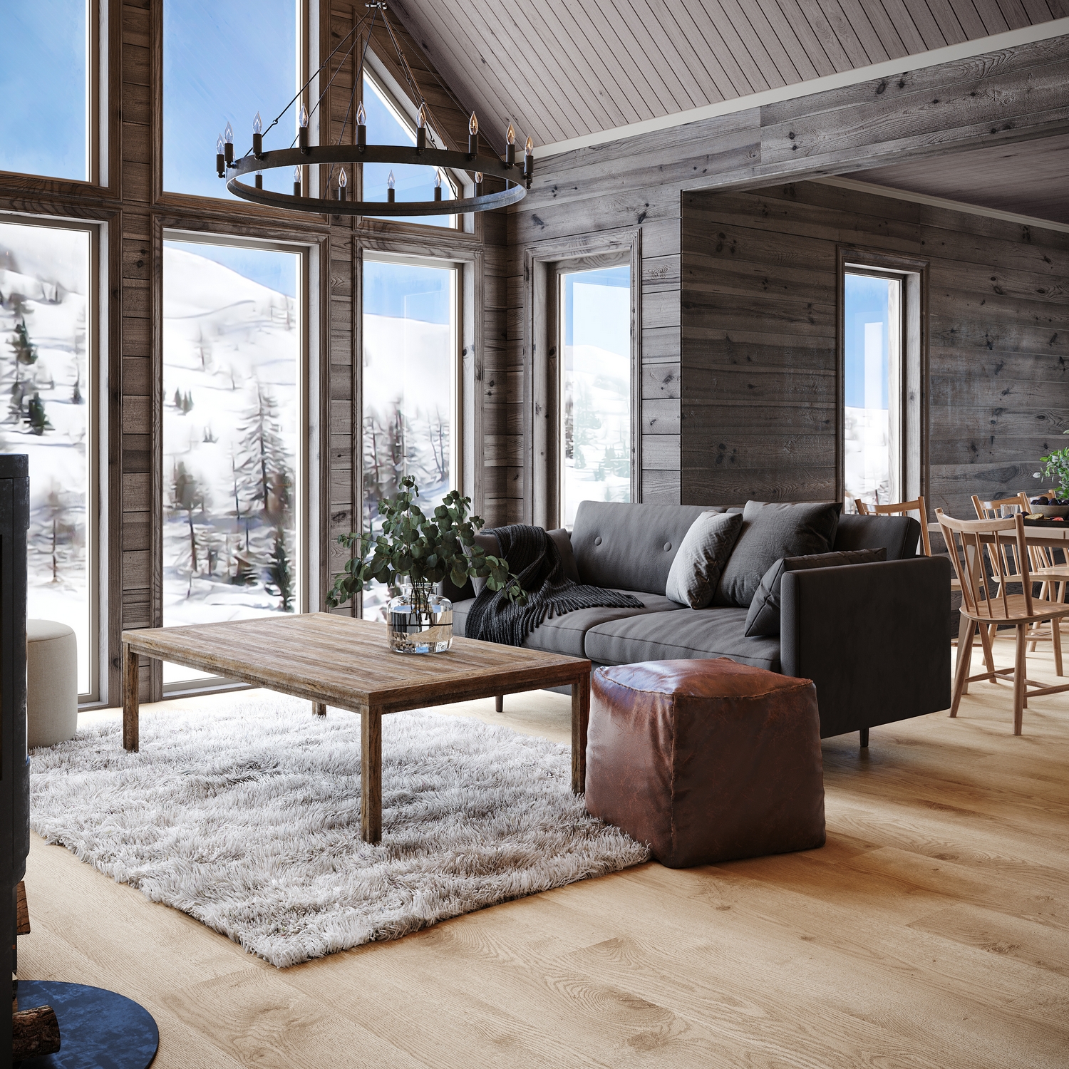Vinylgulv Tarkett iD Click Ultimate 55 Contemporary Oak Natural