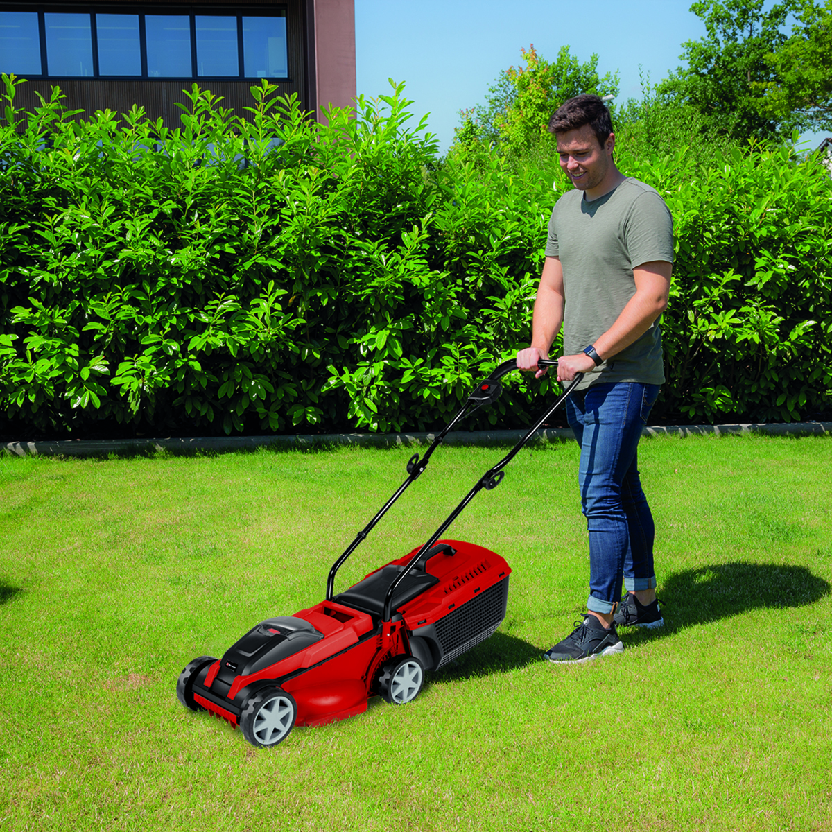 Gressklipper Einhell GC-CLM 18/220 Li Med Batteri og Lader