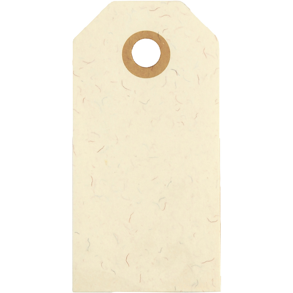 Manillamerker Creativ Company Str 4x8 cm Natur 1 Pk