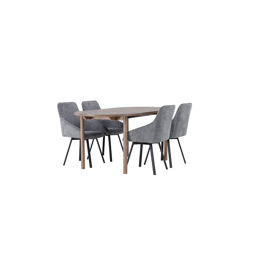 Spisegruppe Venture Home Andy med 4 stk Rosie Stoler