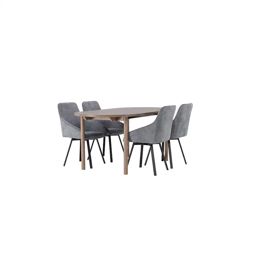 Spisegruppe Venture Home Andy med 4 stk Rosie Stoler