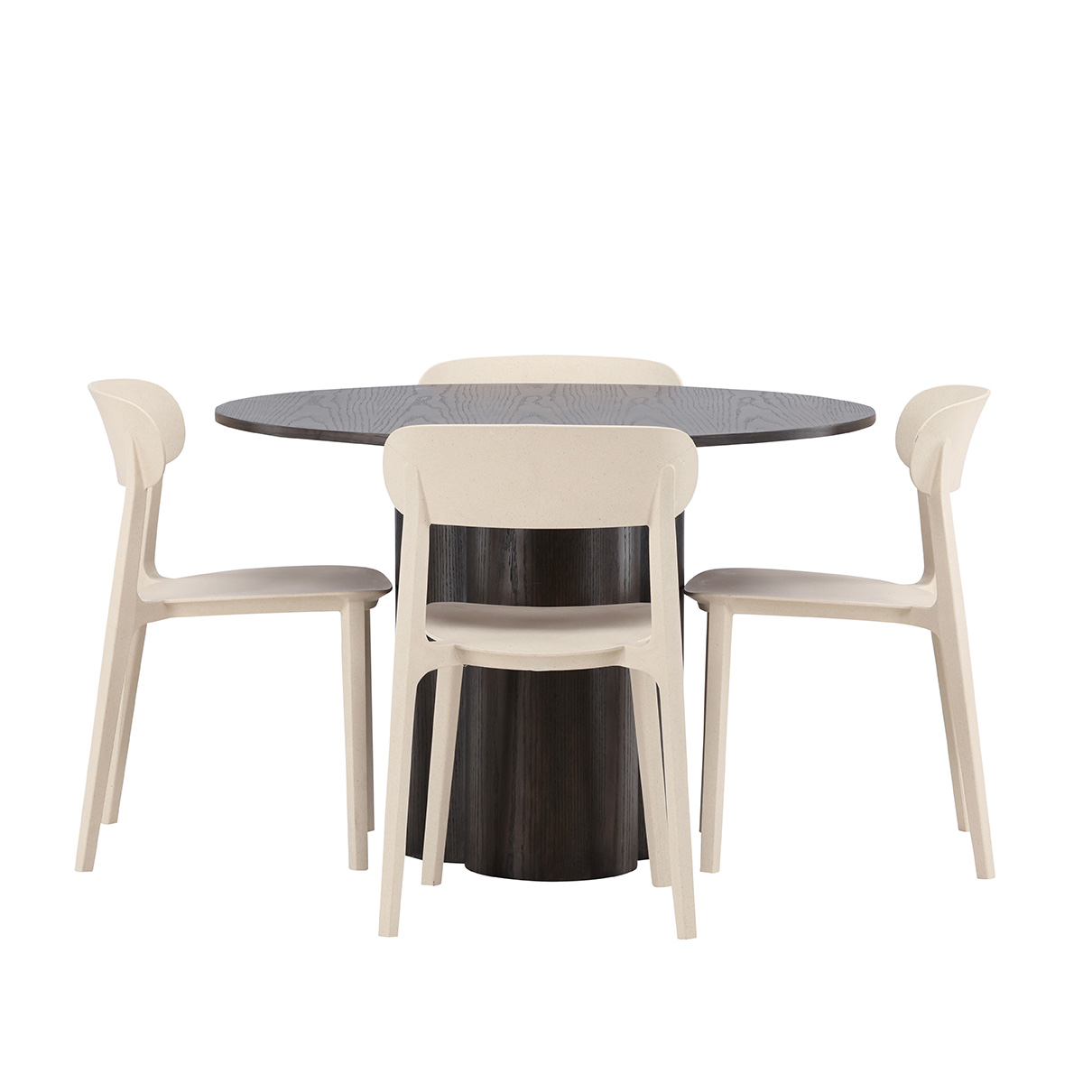 Spisegruppe Venture Home Olivia med 4 Åstol Stoler