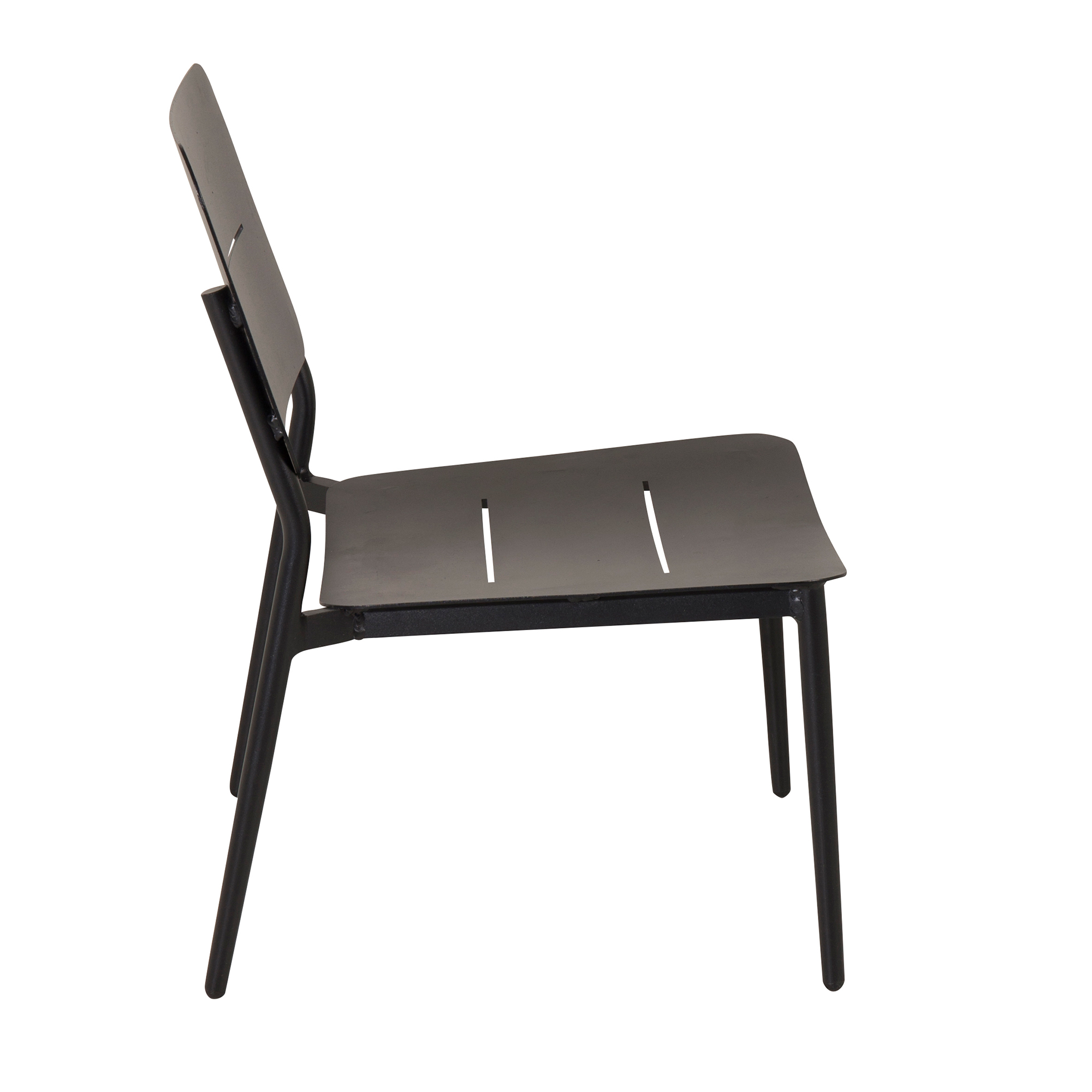Lina lounge Chair - Black / Black Cushion Sort