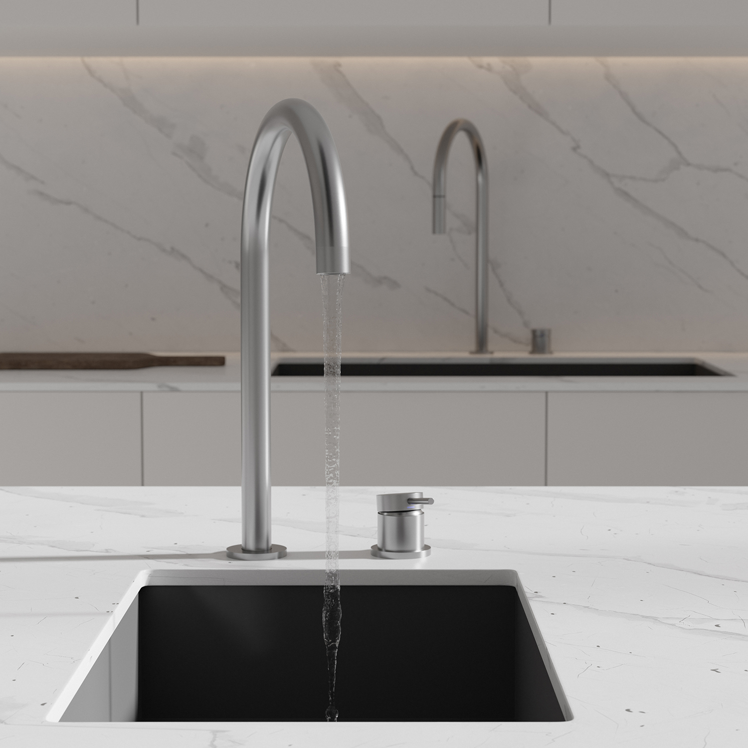 Kjøkkenbatteri Scandtap Steel Harmonized K2