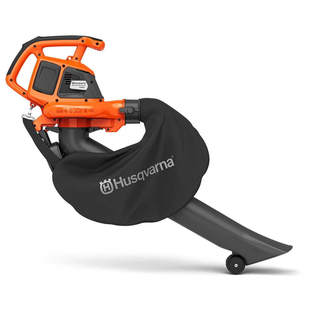 Løvblåser / Løvsuger Husqvarna 120iBV Med Batteri og Lader