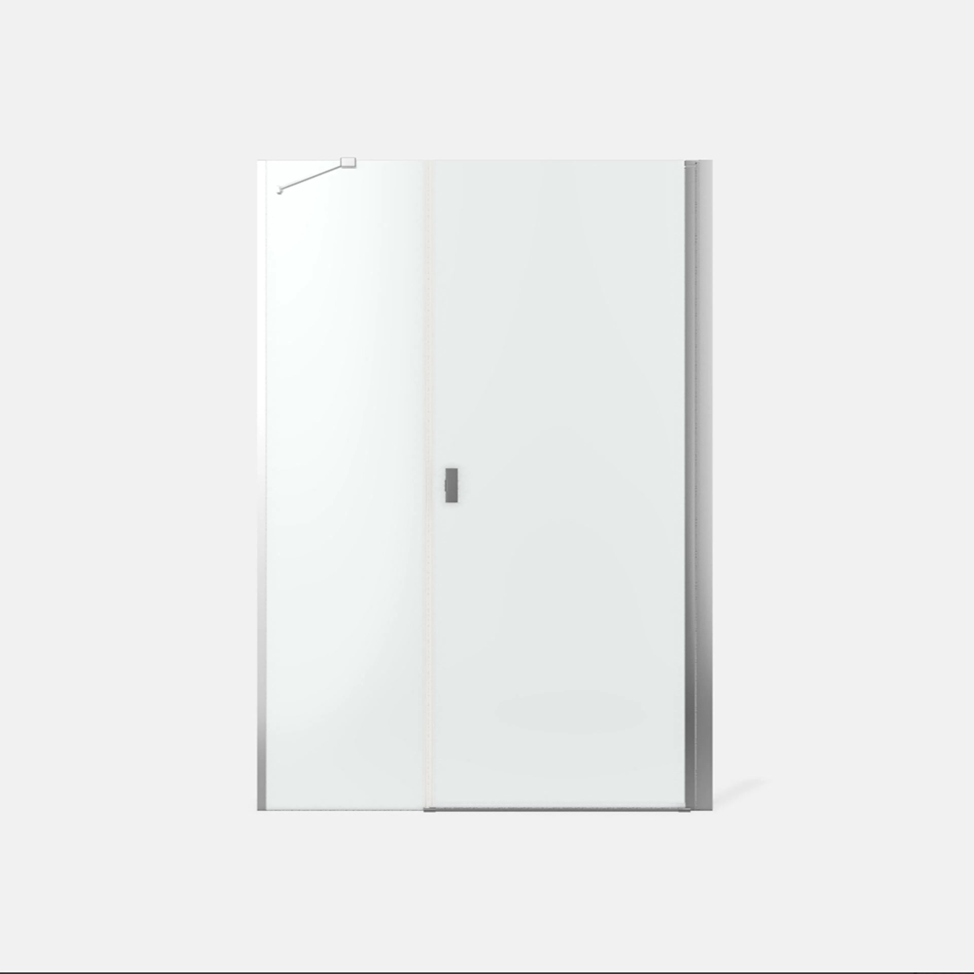 Dusjdør Strømberg Noma 45 med Sidepanel Nisje
