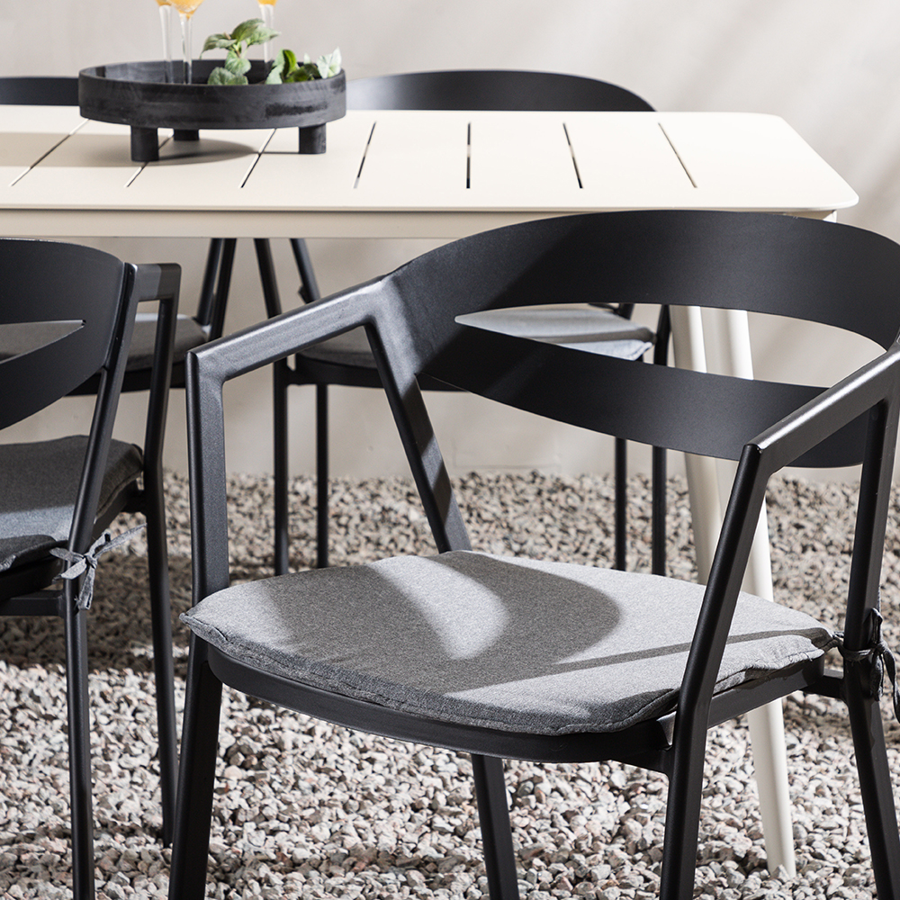 Spisegruppe Venture Home Lina med 6 Slit Stoler