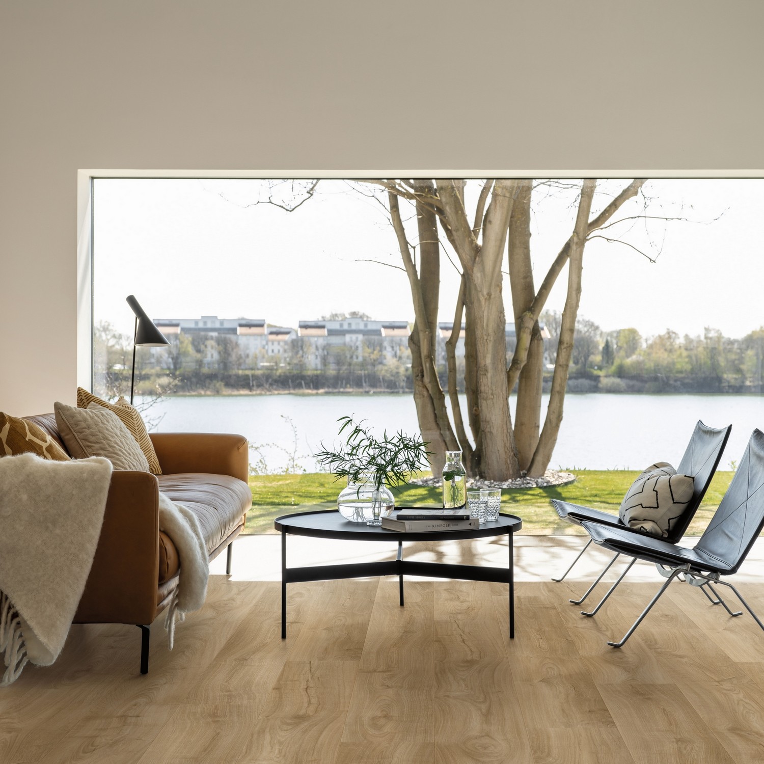Laminatgulv Pergo Trondheim Beige Oak