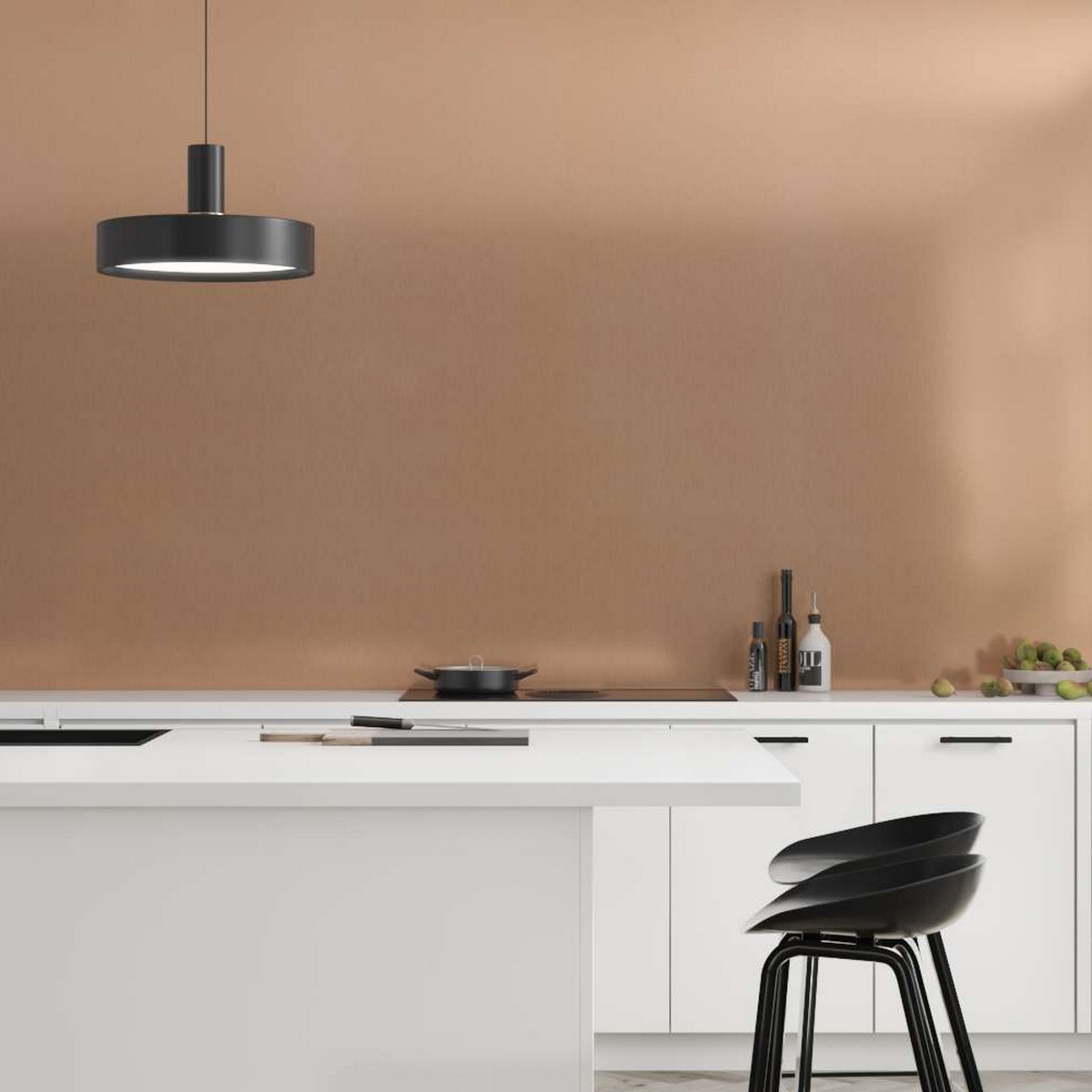KJØKKENPLATE 5006-F00 COPPER 2400MM Lengde: 2400 mm