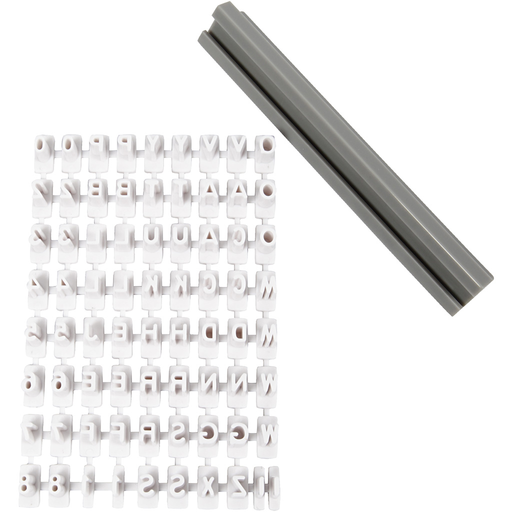 Stempelsett Creativ Company Bokstaver og Tall