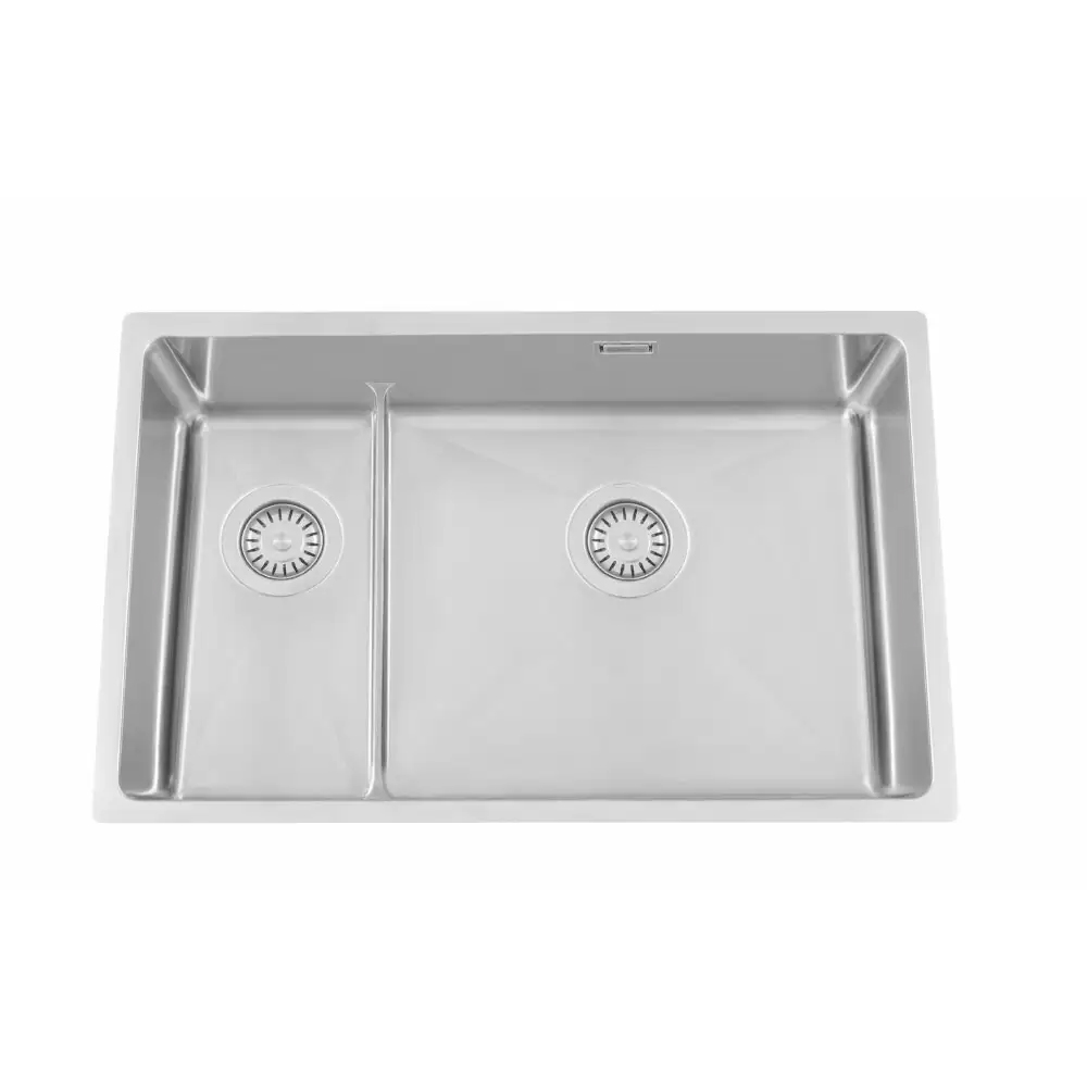 4-KANTSLÅDA EDGE 54 K H X NICKEL INVÄNDIG RADIE 5 MM Rustfri, Stor vask til høyre