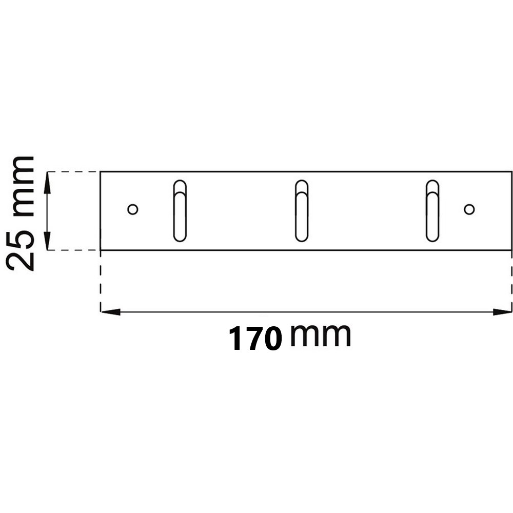 Håndklehenger Habo 123-3 Forniklet