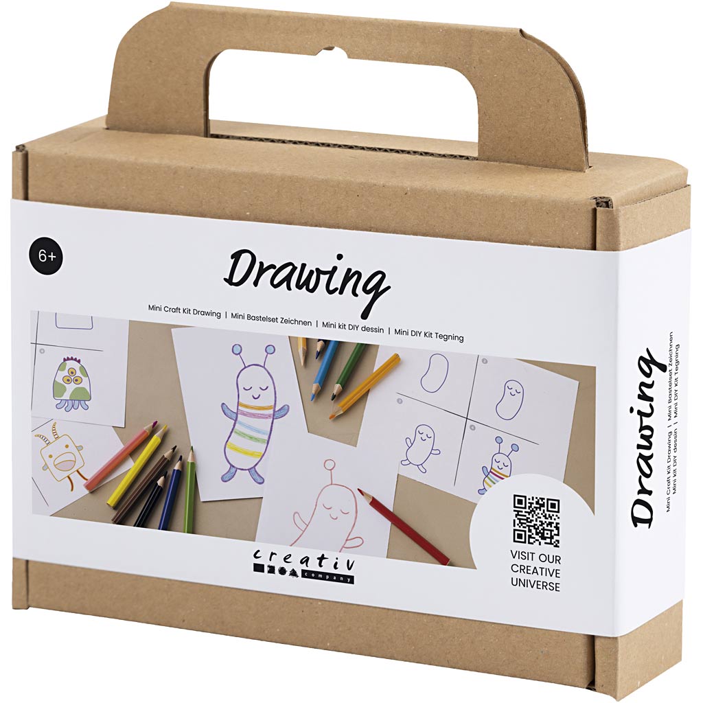 Tegne Creativ Company Mini DIY Kit Monster