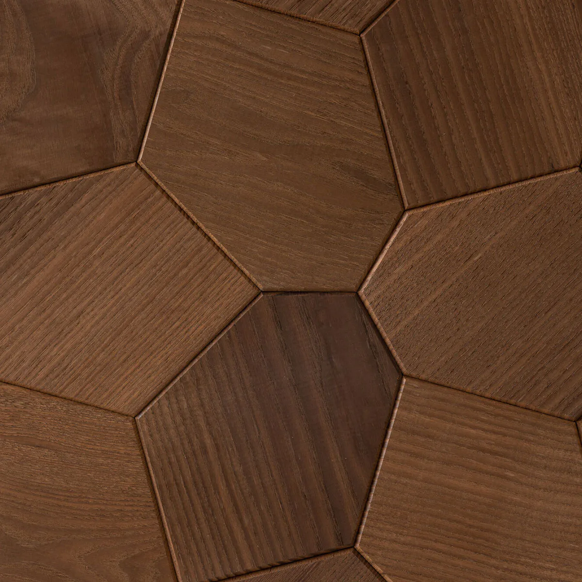 Veggpanel Emotionwood Hexagon
