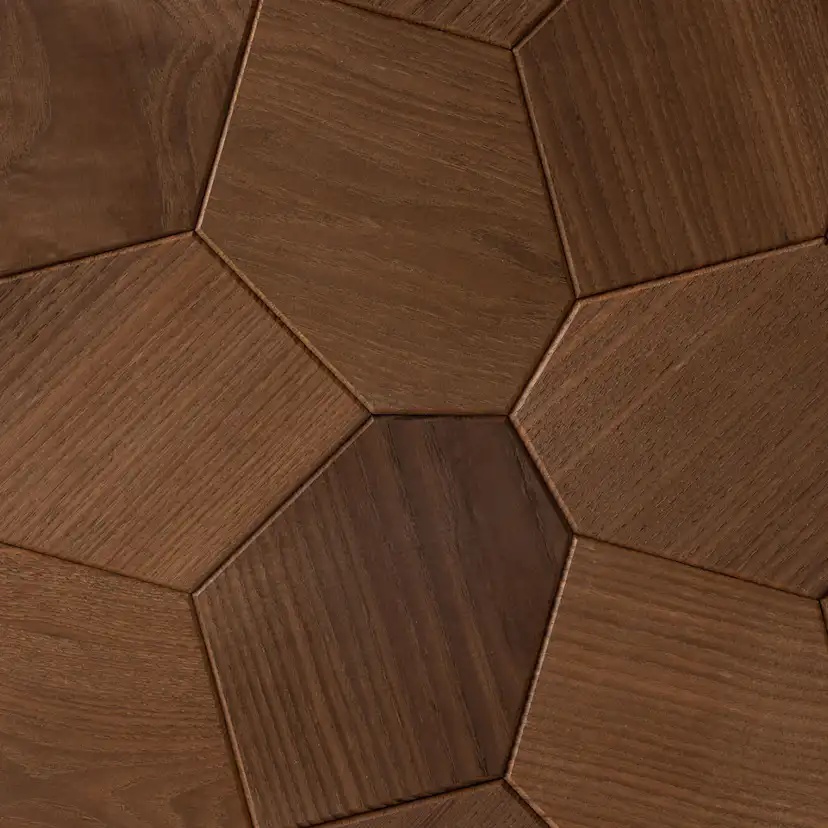 Veggpanel Emotionwood Hexagon