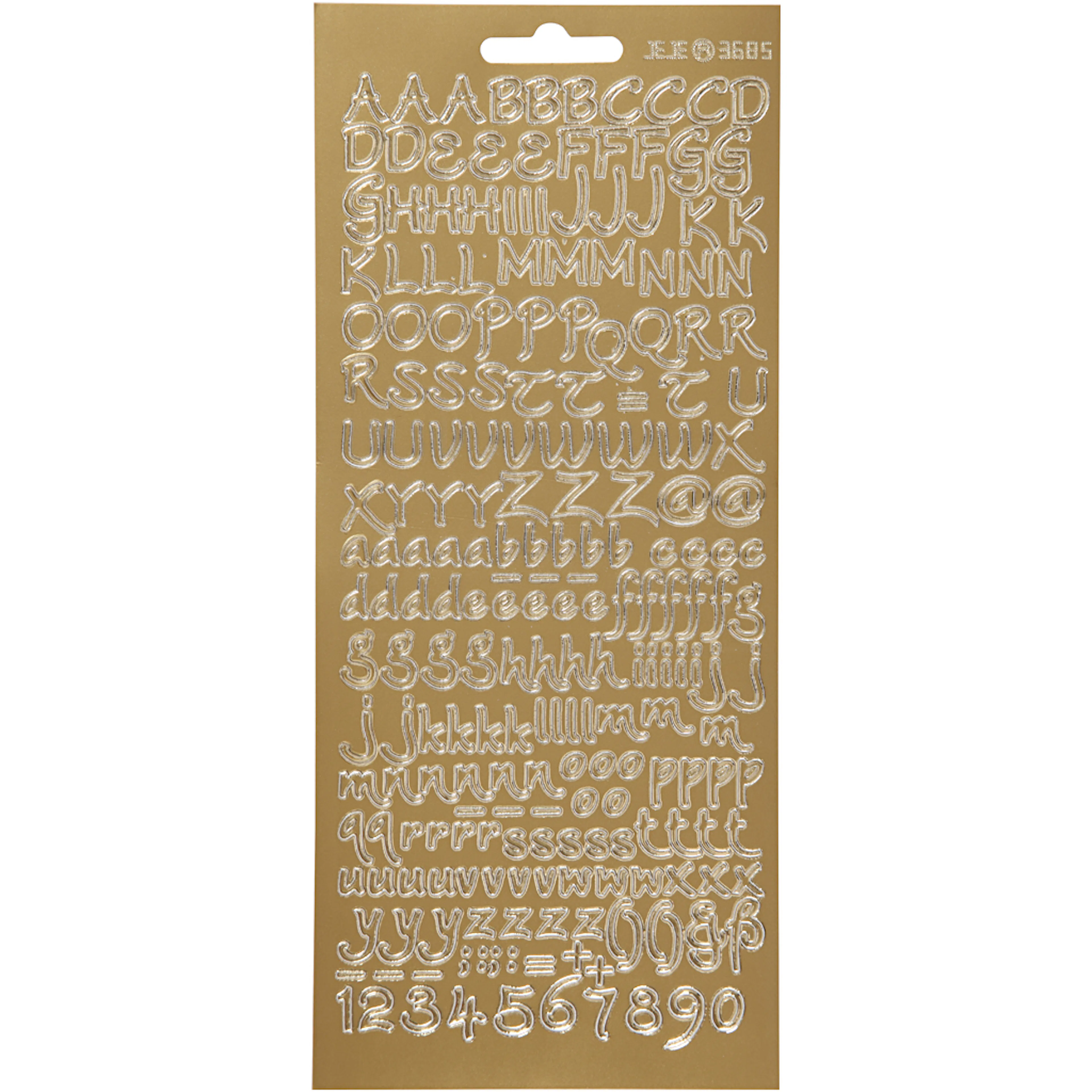 Stickers Creativ Company Bokstaver 3