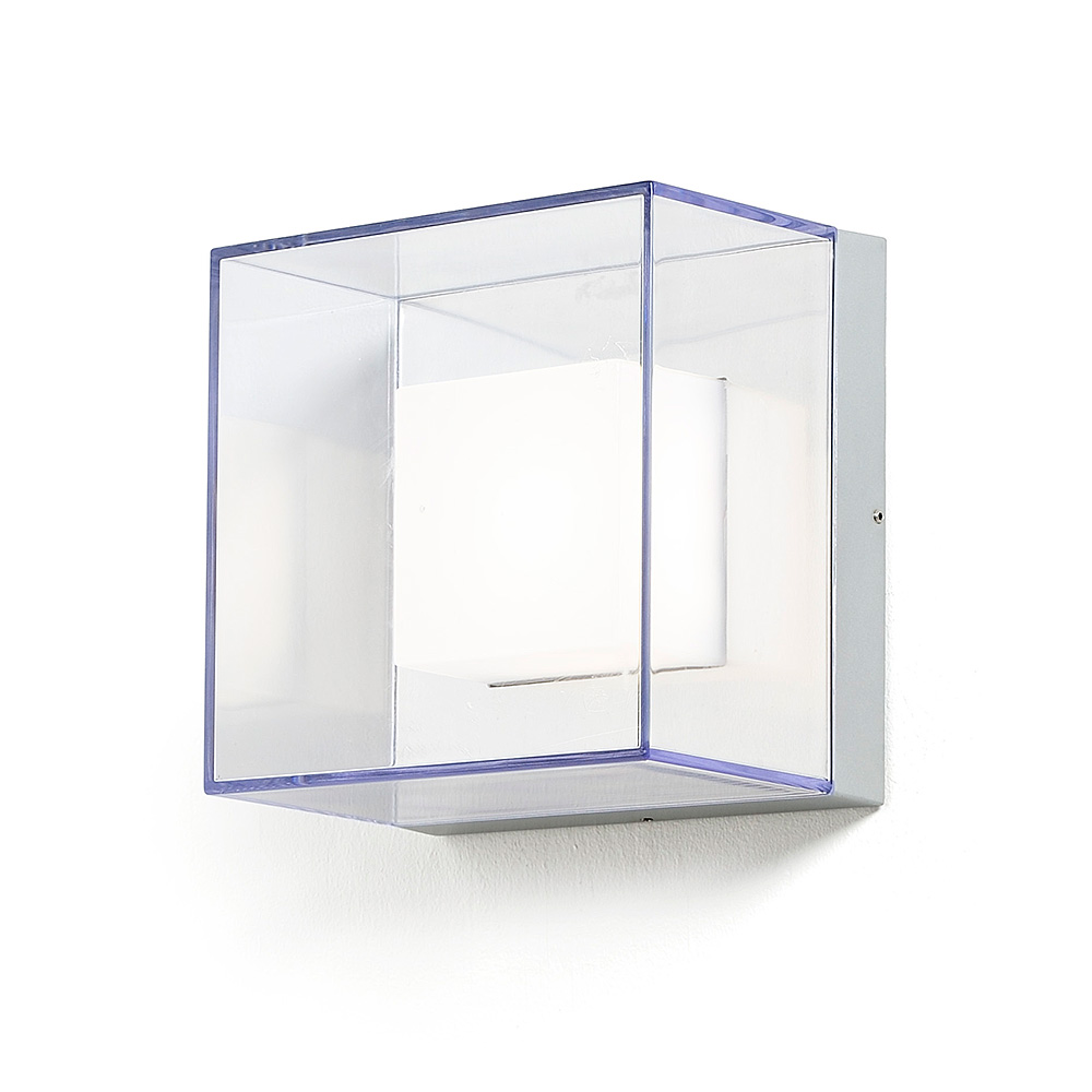 Vegglampe Gnosjö Konstsmide Sanremo 9W High Power LED Alu