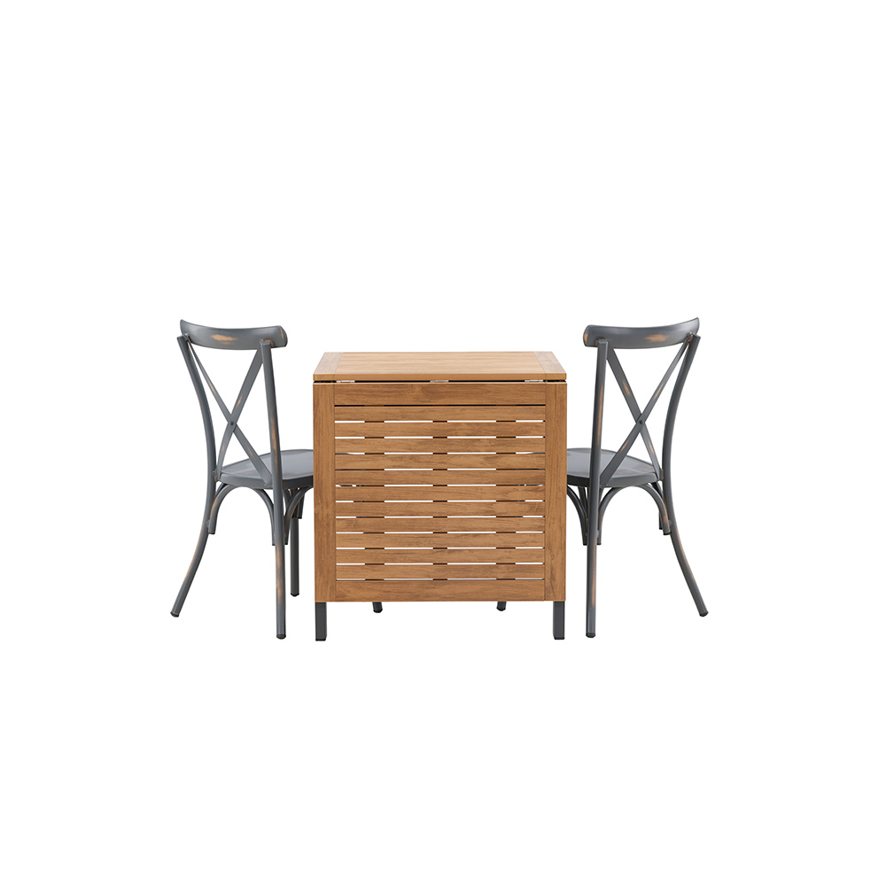 Cafégruppe Venture Home Diego Bord med 2 Tablas Stoler
