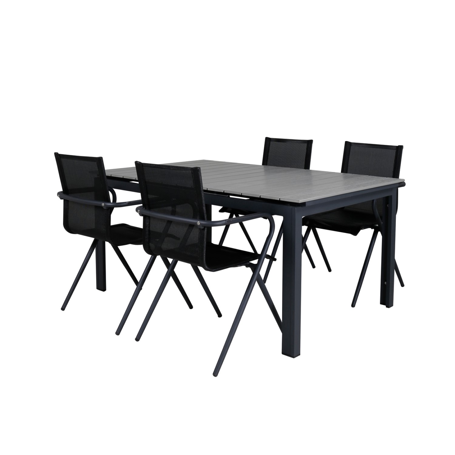 Spisegruppe Venture Home Lova med 4 Aspen Spisestoler
