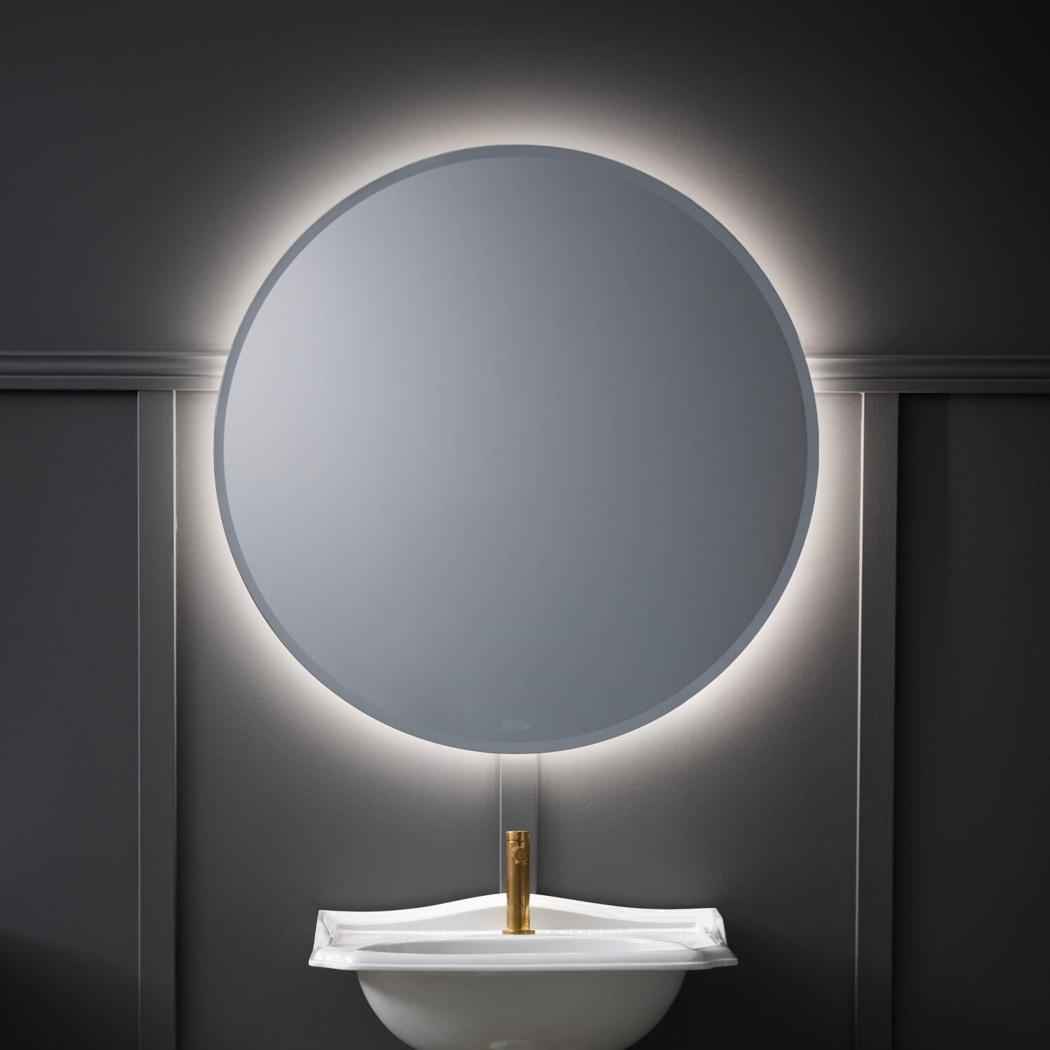 Badrumsspegel Miller Badrum Ambient Touch Classic Rund