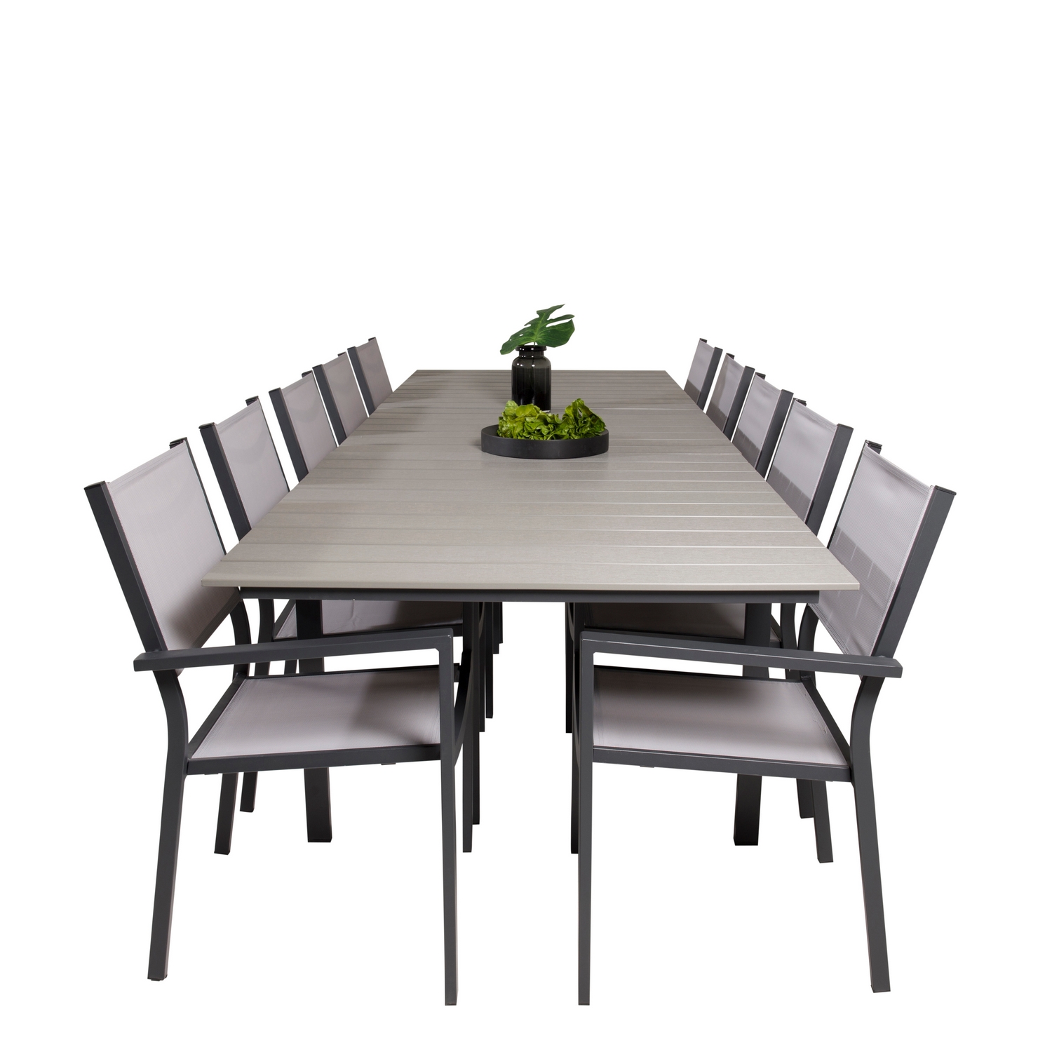 Spisegruppe Venture Home Lova 224/324 med 10 Copacabana Lenestoler