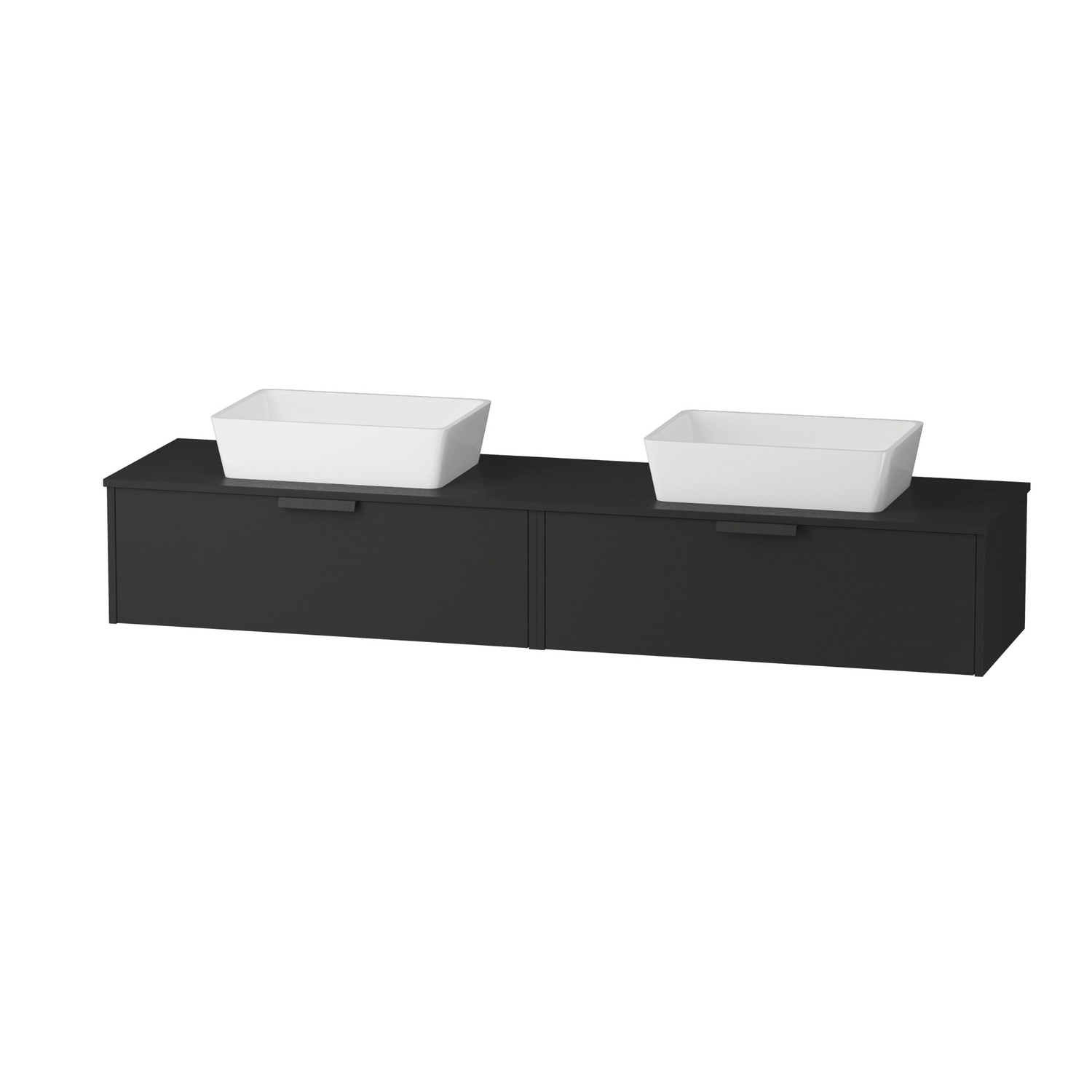 Servantskap FOSSBAD New Block B180 for Benkeplate og 2 Serva