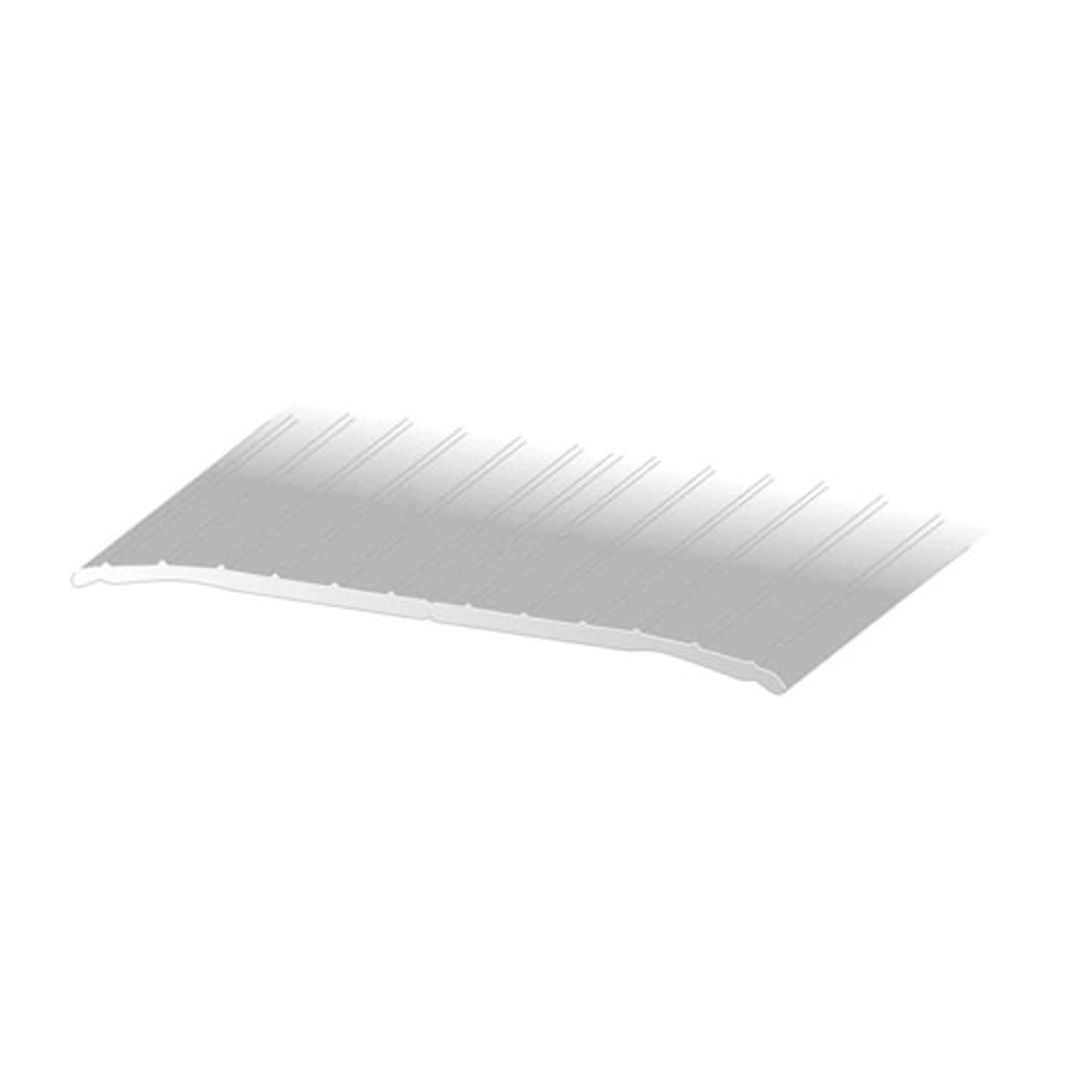 Terskel Lundbergs Aluminium Sølv