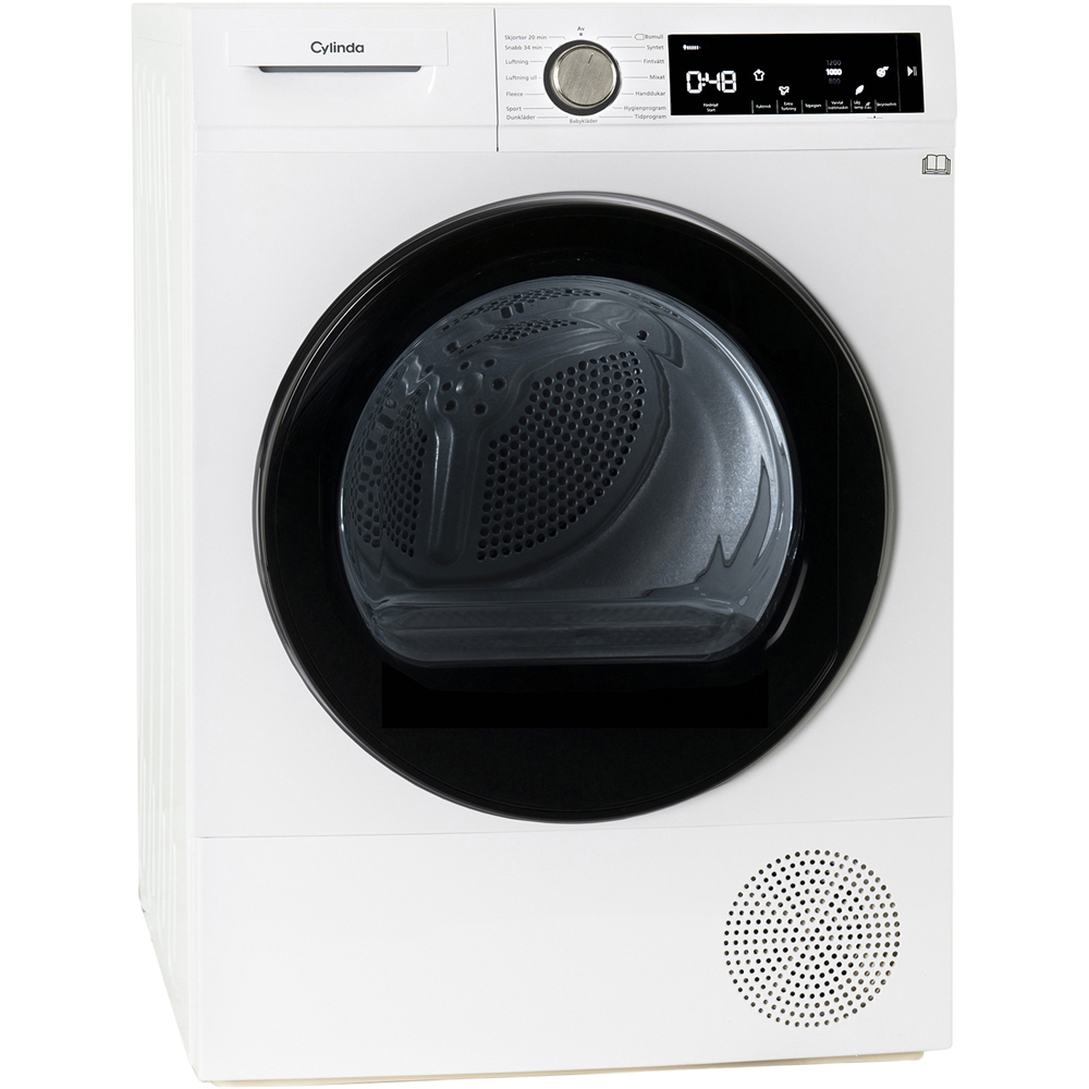 Varmepumpetørketrommel Cylinda TVP4383XC