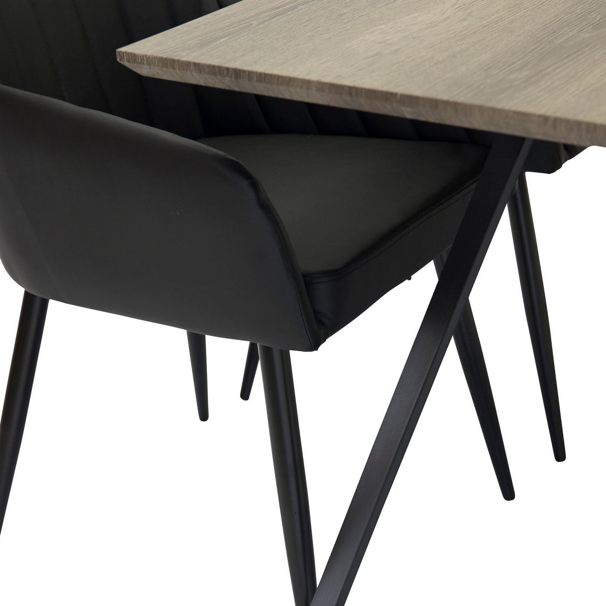Spisegruppe Venture Home Marina med 6stk Comfort Stoler