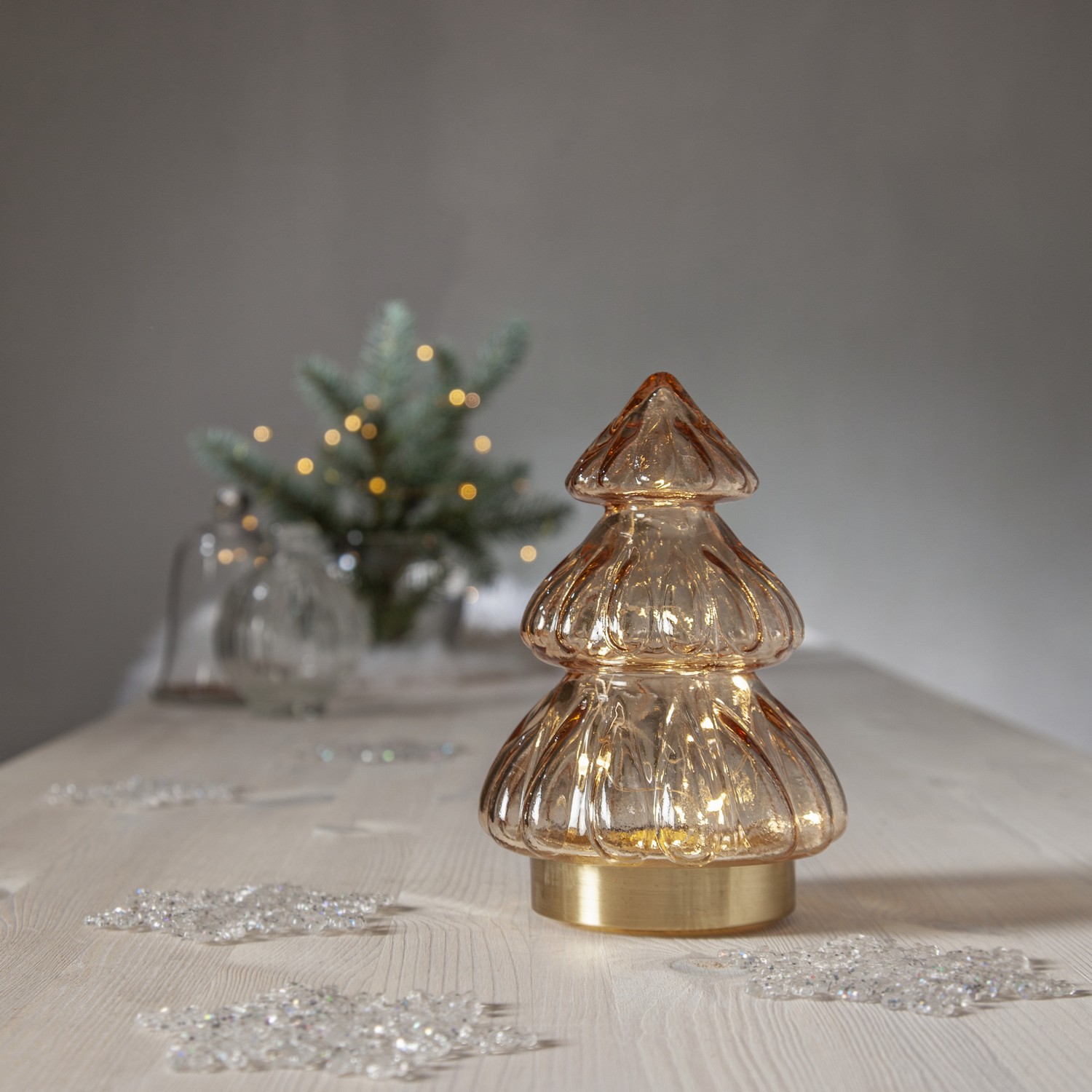 Glassdekorasjon Star Trading Glassgran Abete BO
