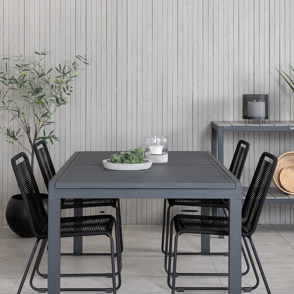 Spisegruppe Venture Home Marbella med 4 Levi Stoler