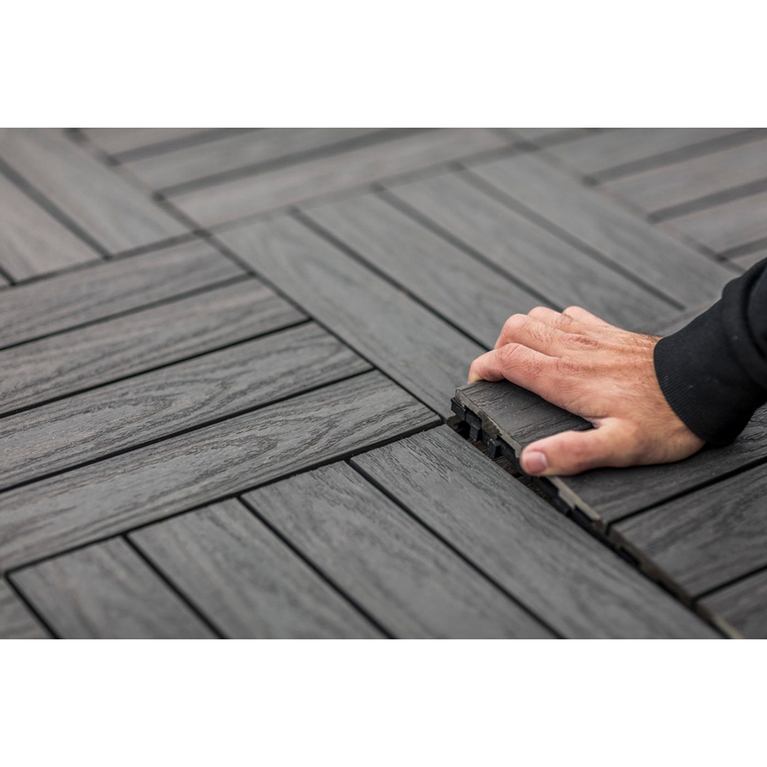 Terrassehelle Jabo Ruta Kompositt 4-Pk 30x30 cm FSC (A)