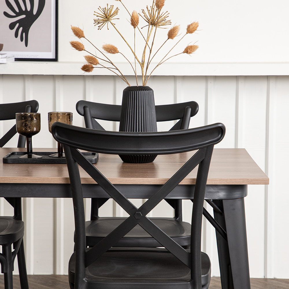 Spisegruppe Venture Home Tempe med 4 Crosett Stoler