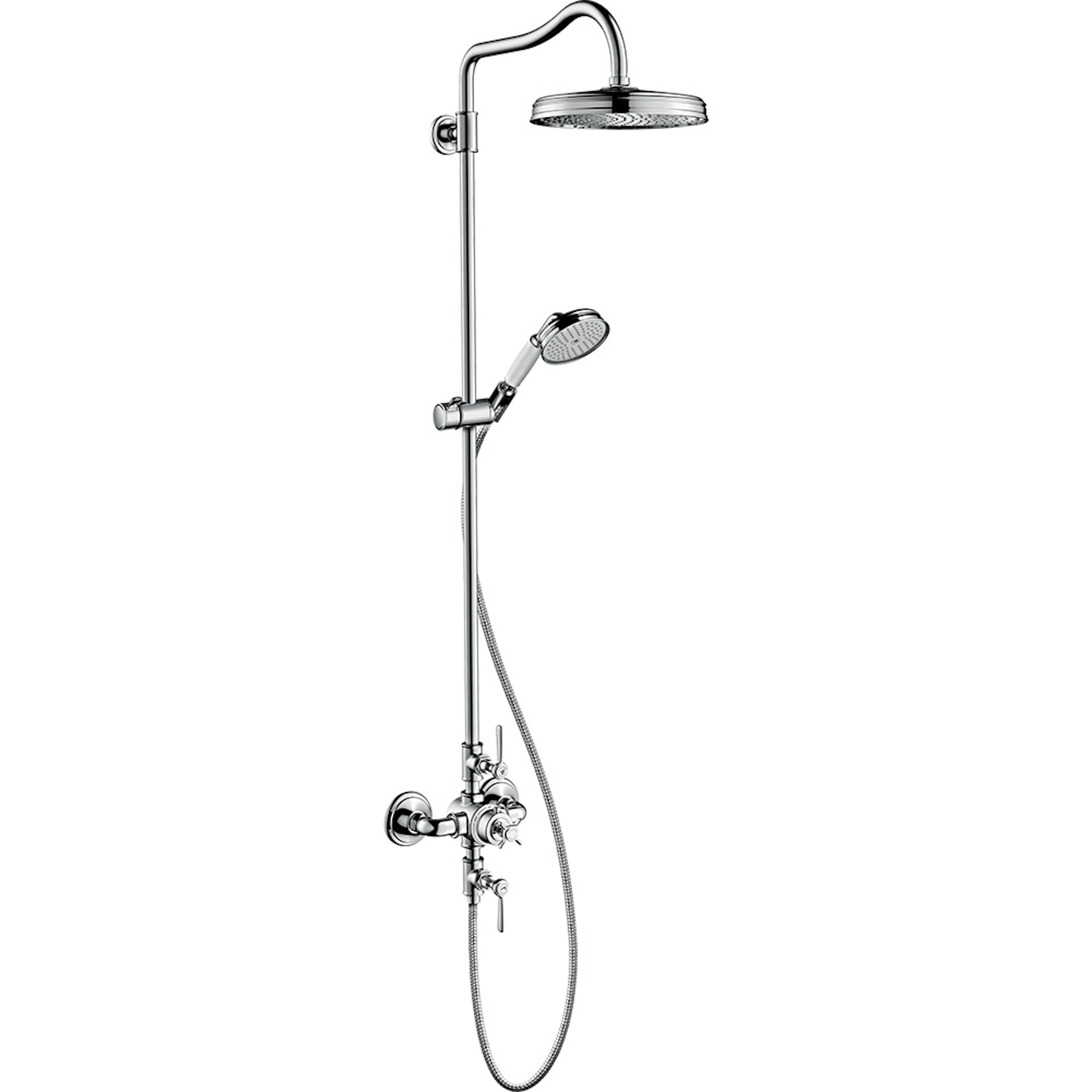 Takdusjsett Axor Montreux Showerpipe 240 1jet Classic