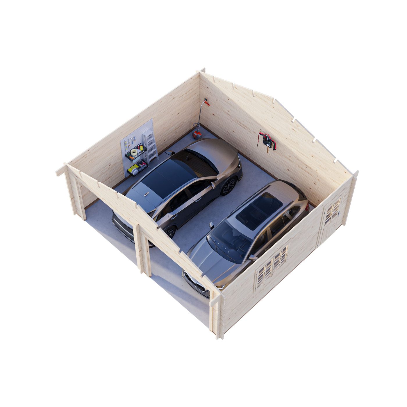 Garasje Palmako Roger 28,4 m2 uten Port