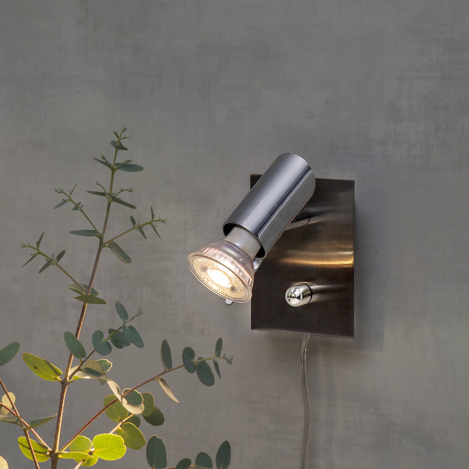 LED-Lampe Star Trading GU10 MR16 Spotlight Glass Dimbar 3,6W 4000K