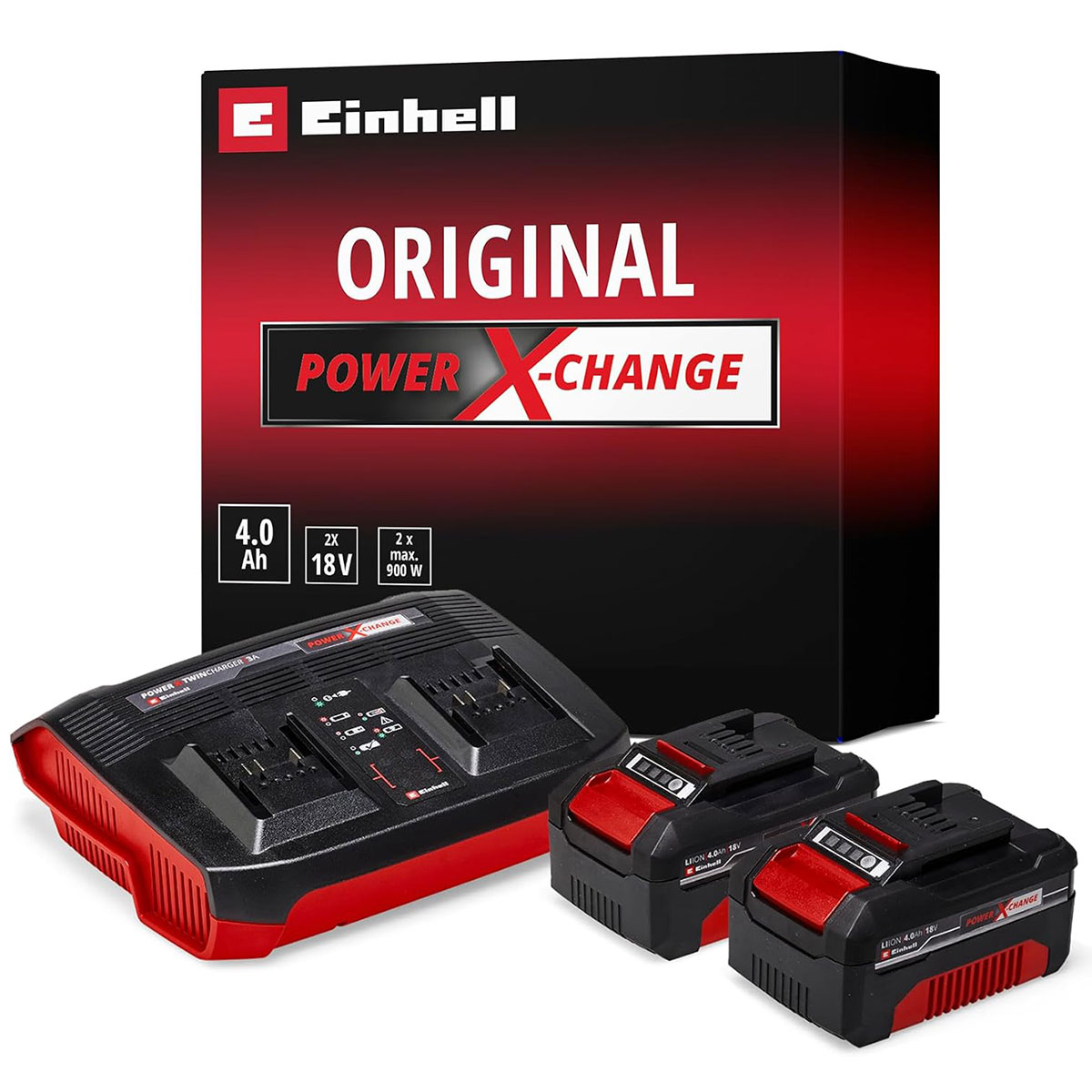 Batteri Einhell 4,0 Ah & Lader