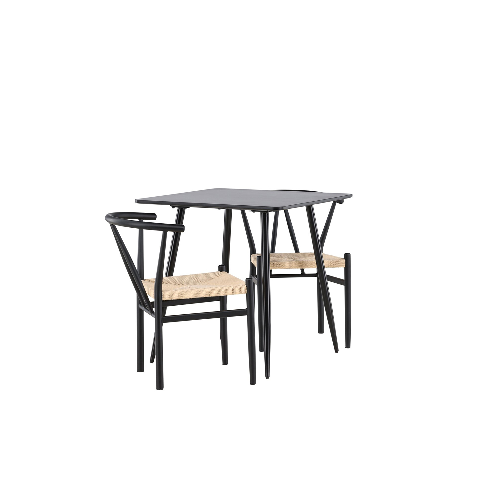 Spisegruppe Venture Home Polar 75 med 2 stk Alfons Stoler
